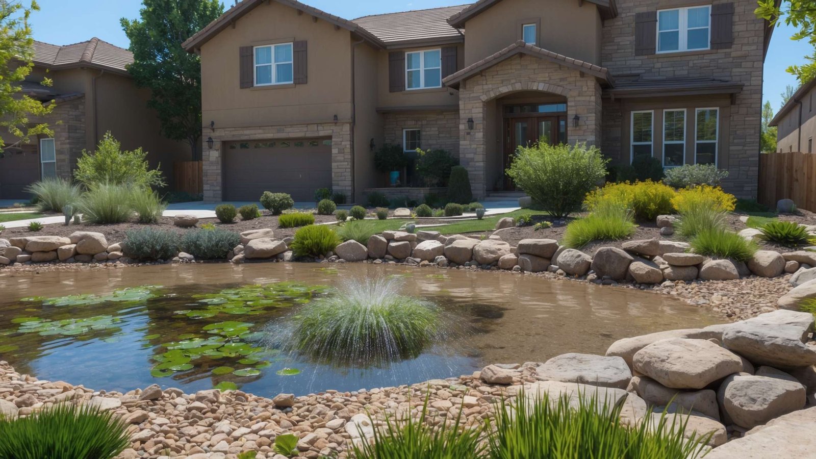 Sprinkler valve box repair work in Springville Utah yard