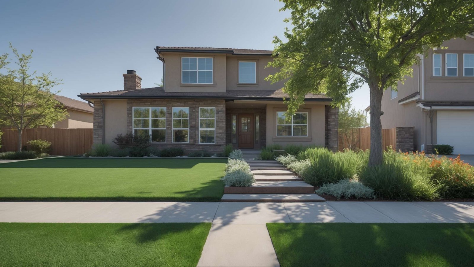 Artificial turf installation in progress in Spanish Fork Utah residential yard
