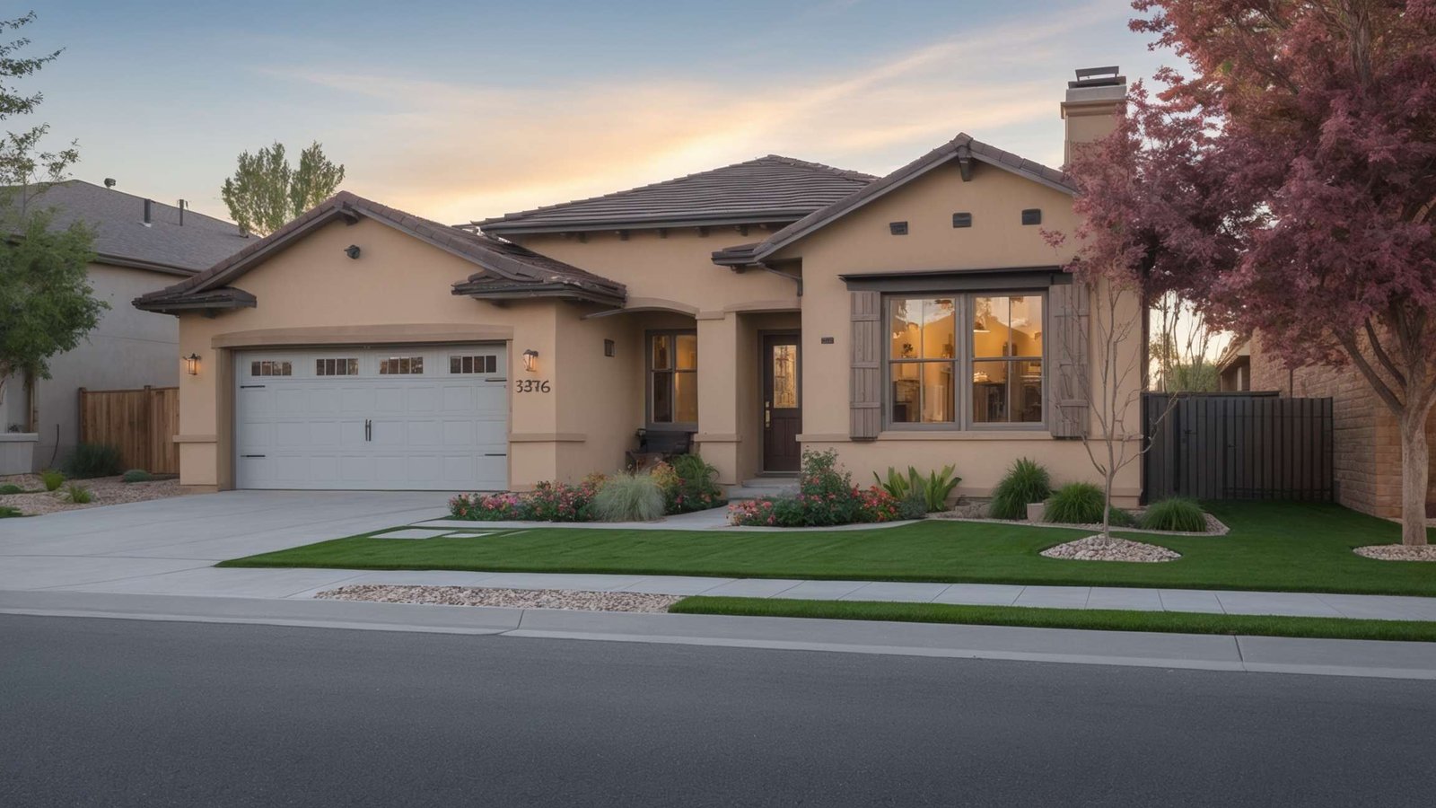 Well-maintained family-friendly turf lawn in Springville Utah residential backyard